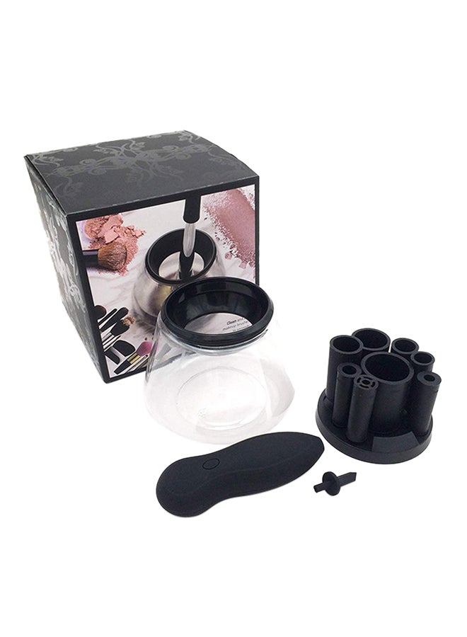 Electric Makeup Brush Cleaner And Dryer Black/Clear - Image 4