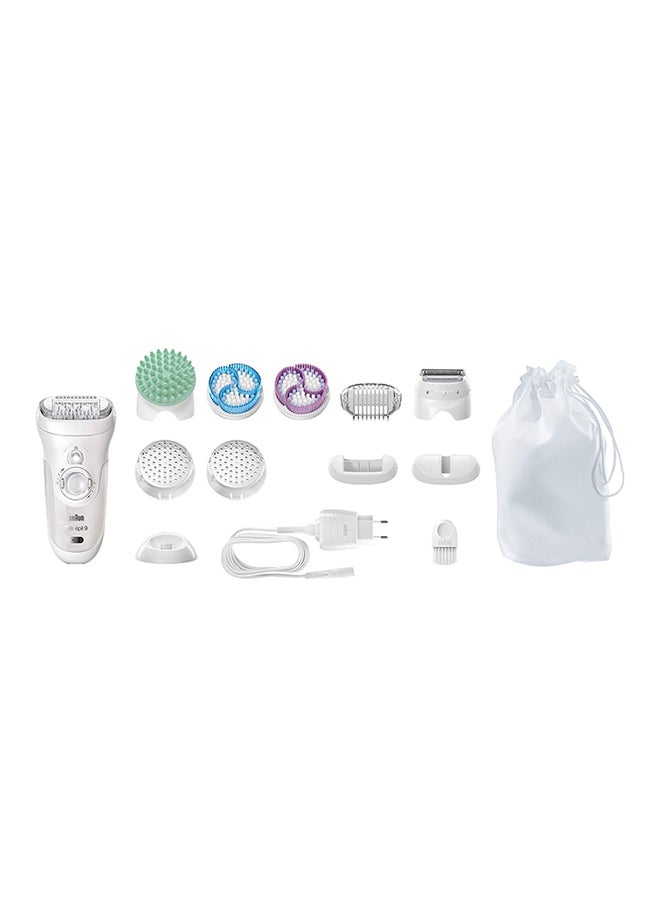 BRAUN 9-961 Silk-Epil 9 Skinspa 9-961V 5-In-1 Epilator Exfoliation And Skin Care System White/Silver - Image 2