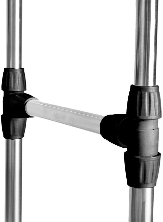 Porta Ble Clothes Rack Hanger Silver/Black Medium - Image 5