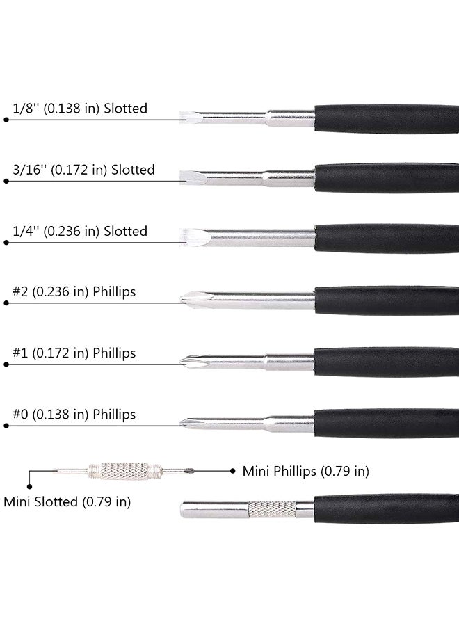 8-In-1 Multi-End Screwdriver Black/Red  - Image 3