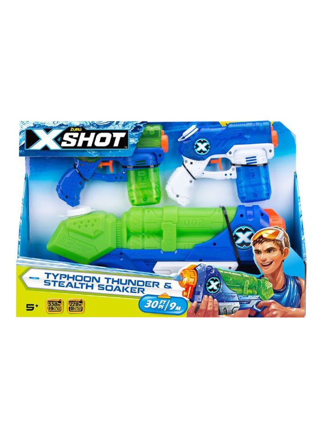 ZURU 3-Piece Typhoon Thunder And Stealth Soake Water Blaster Set - Image 2