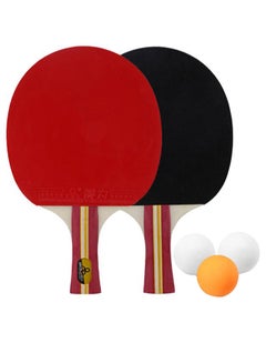 Generic 5-Piece Table Tennis Racket And Ball Set 
