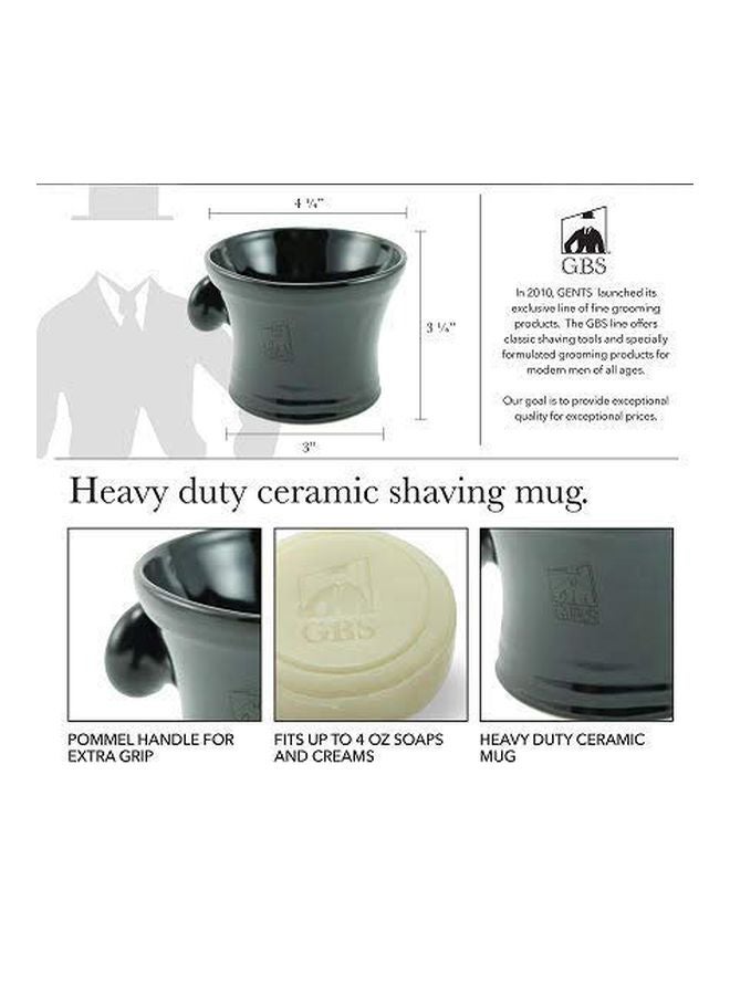 G.B.S 3-Piece Shaving Bowl Set Black - Image 2