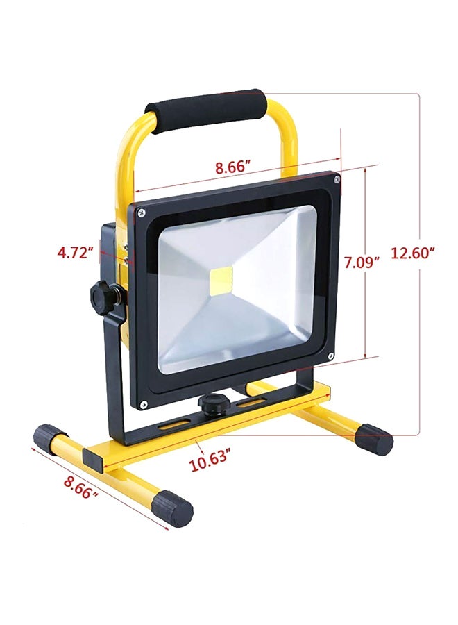 مصباح قوي LED أسود/ أصفر - Image 4