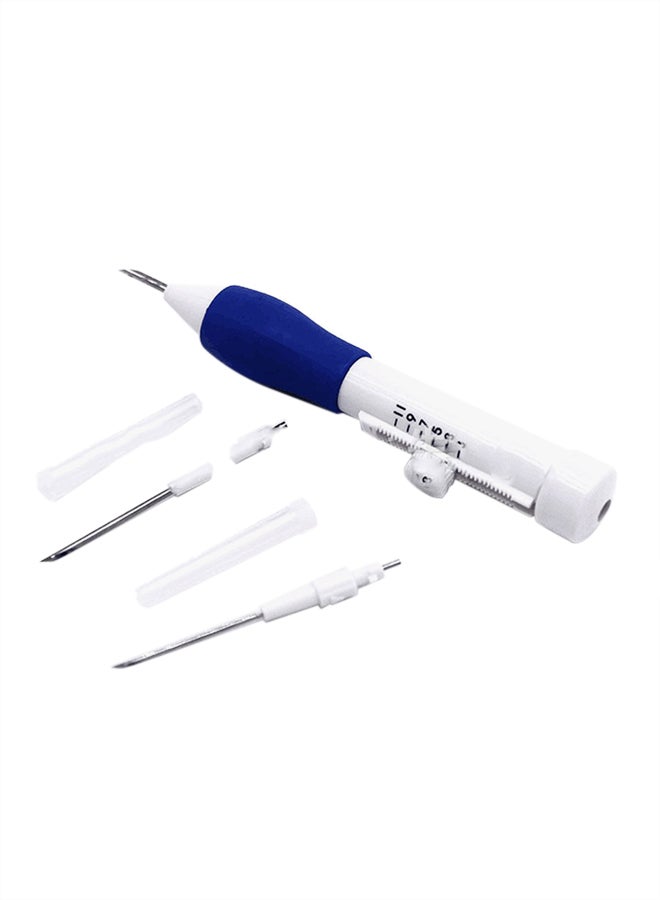 SKC Magic Embroidery Pen MSM-39280 White/Blue/Silver  - Image 2