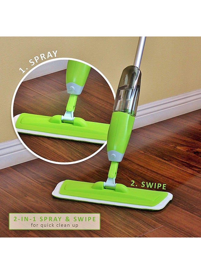 Everwin Quick Swipe Microfiber Spray Mop Green/White 22.1x5.7x4.1inch  - Image 2