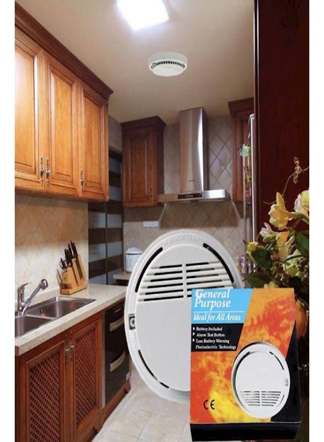 Generic - 5 Packs Wireless Smoke Detector Home Security Fire Alarm - Image 1