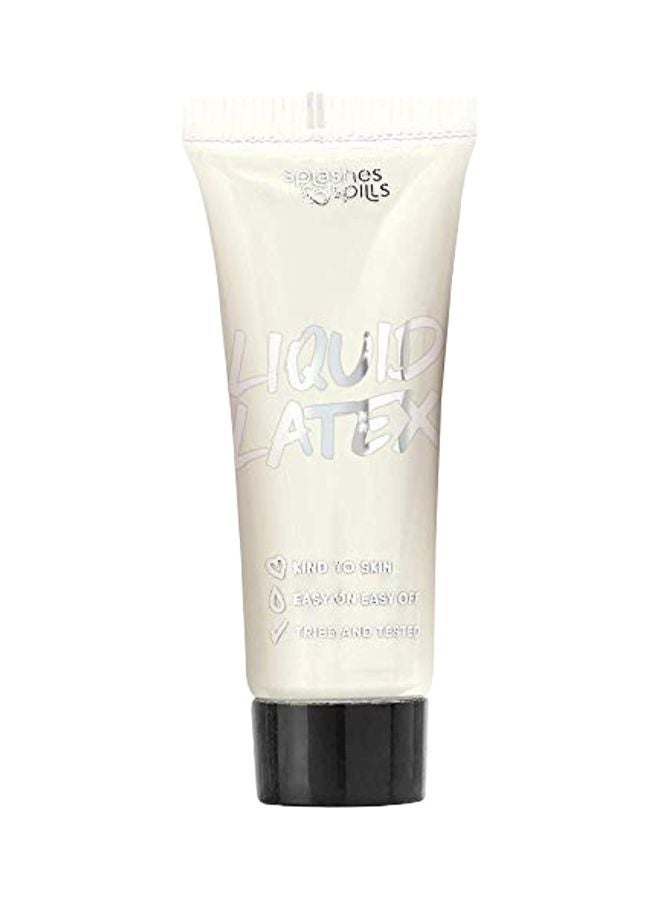 Splashes & Spills Liquid Latex Face and Body Paint White - Image 1