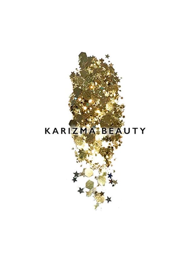 KARIZMA Chunky Cosmetic Glitter Gold  - Image 3