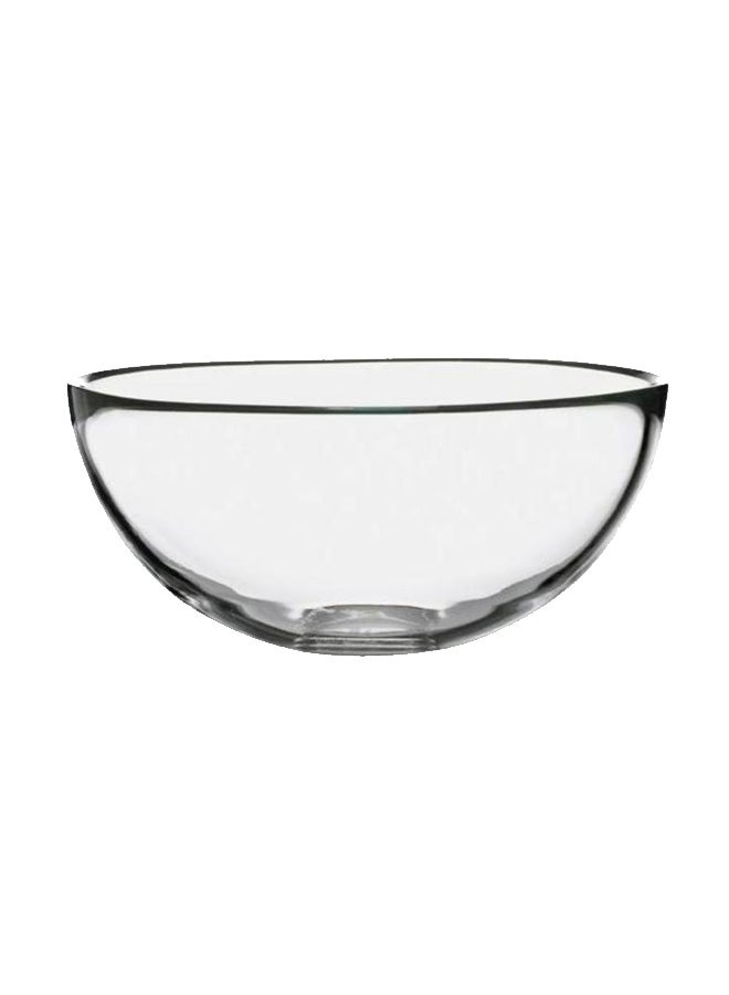 وعاء تقديم زجاجي شفاف 8بوصة