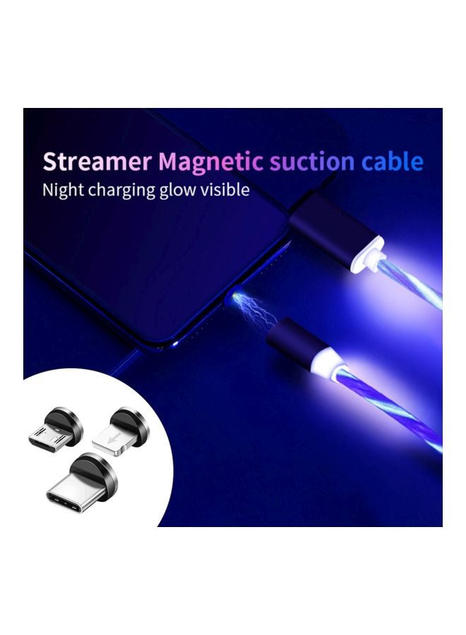 3-In-1 Magnetic Data Cable Silver - Image 2