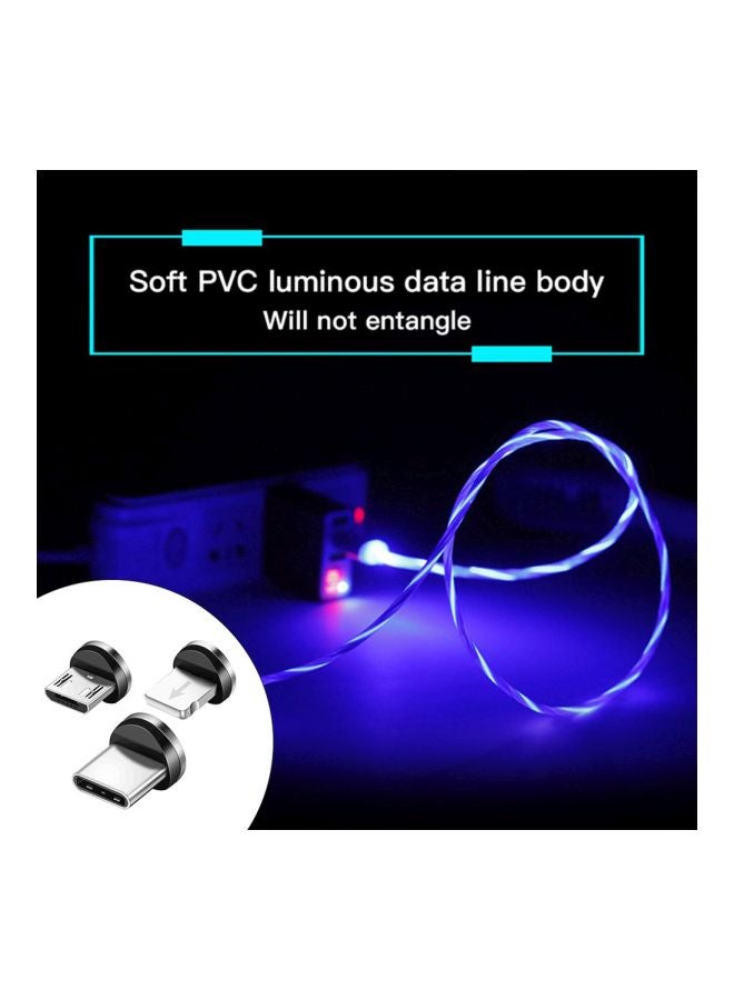 3-In-1 Magnetic Data Cable Silver - Image 3