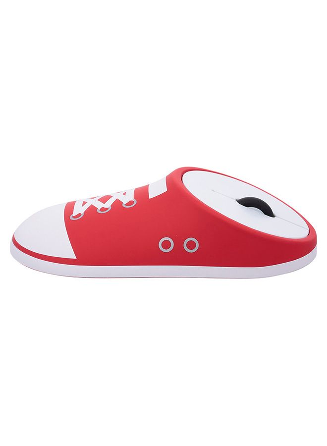 Sneaker Design Rechargeable Mouse Red/White  - Image 2