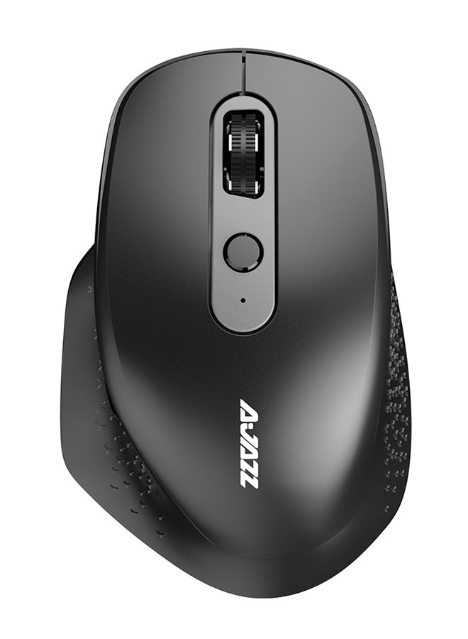 Ajazz Type-C Port Rechargeable Optical Mouse Black  - Image 1
