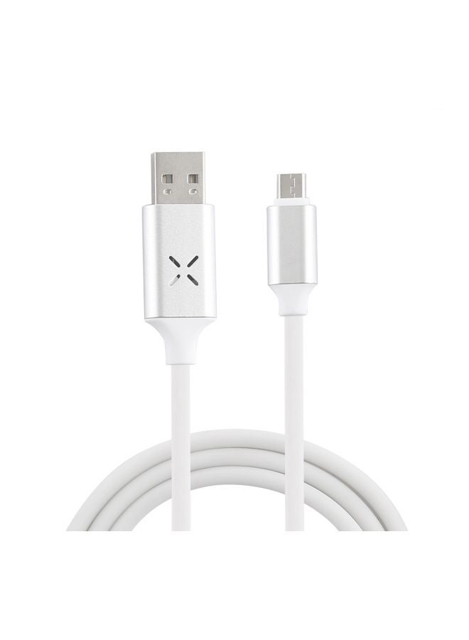 Micro USB Luminous Data Sync Charging Cable White - Image 3