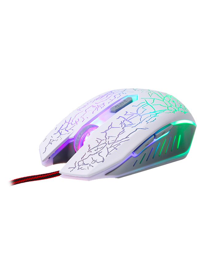 RGB Light Ergonomic Gaming Mouse White  - Image 1