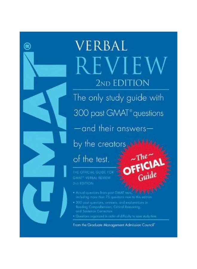GMAT Verbal Review Paperback English - 11-Dec-10 