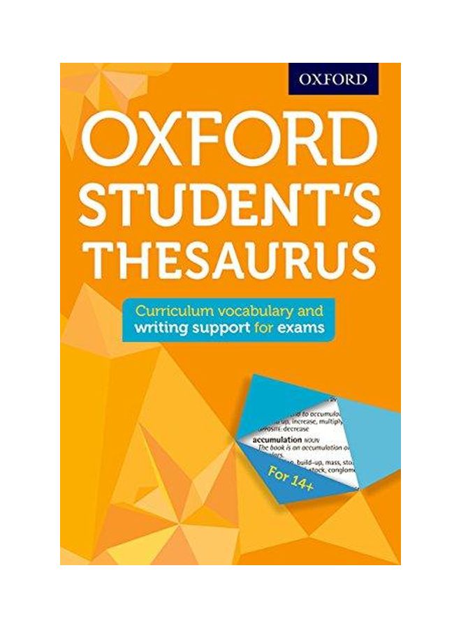 Oxford Student'S Thesaurus Paperback English by Oxford Dictionaries - 42614 