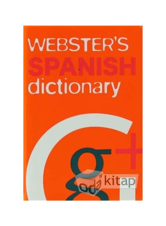 Websters Spanish Dictionary paperback english 