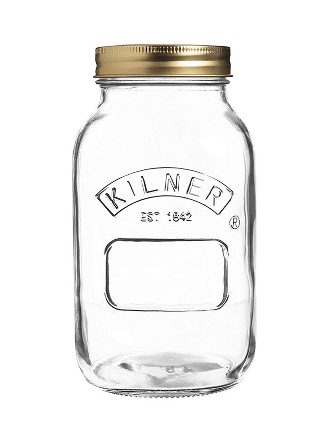 Kilner Preserve Jar Multicolour 9.3 x 9.3 x 17.8cm - Image 1
