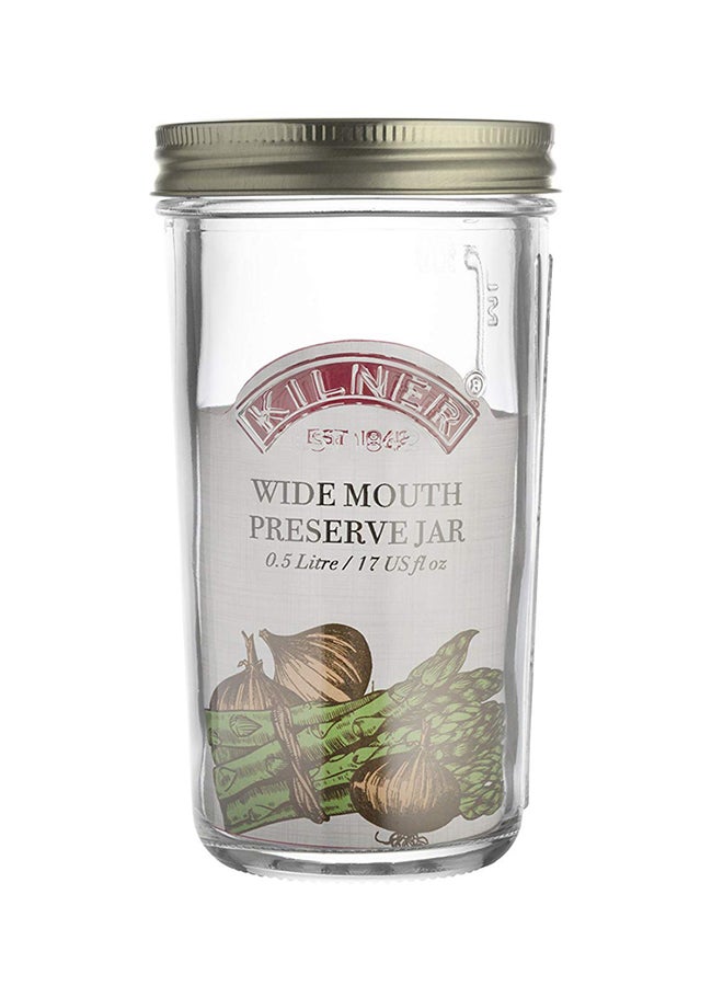 كيلنر مرطبان حفظ بفوهة واسعة شفاف 9 x 9 x 16.5سم - Image 2