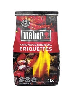 Weber Hardwood Charcoal Briquettes Clear 4kg 