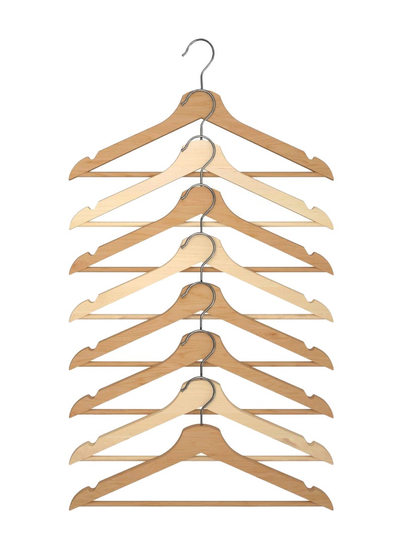 Generic - 8-Piece Clothes Hanger Set Beige - Image 1