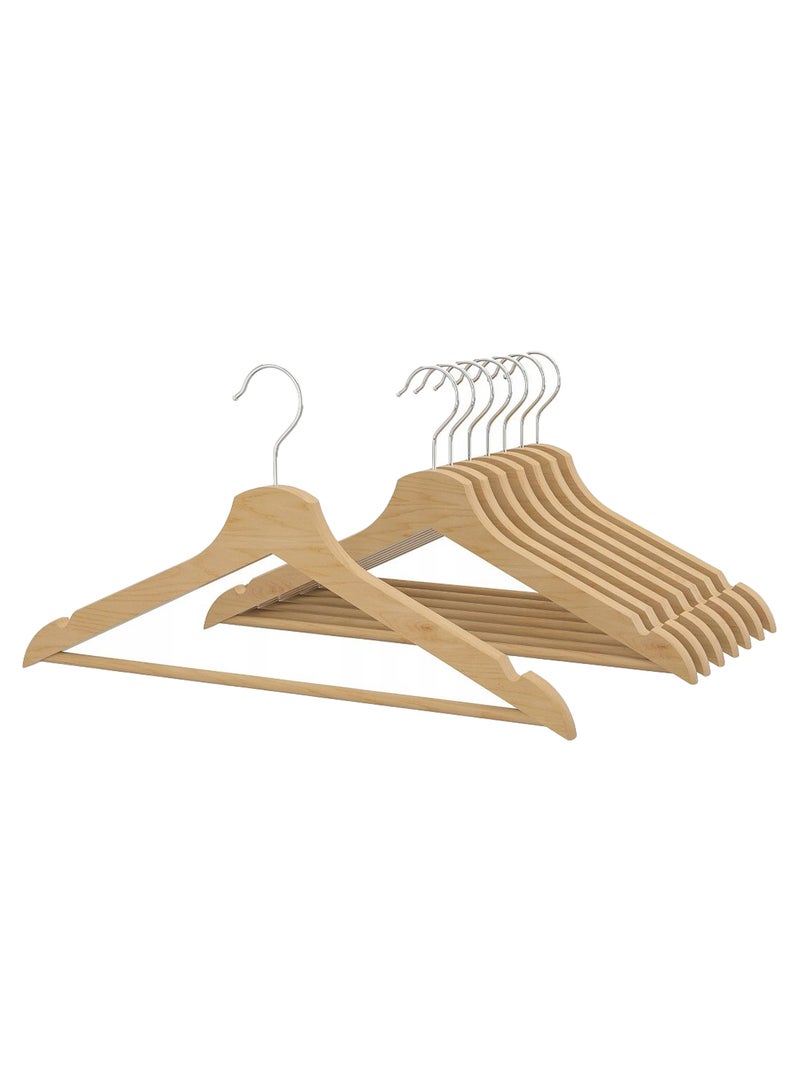 Generic - 8-Piece Clothes Hanger Set Beige - Image 1