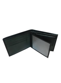 LAVERI LEATHER Solid Pattern Leather Wallet Black  - Image 2