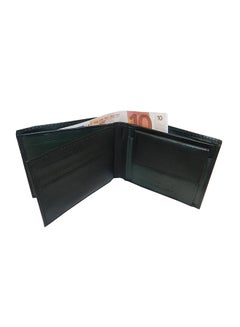 LAVERI LEATHER Solid Pattern Leather Wallet Black  - Image 3