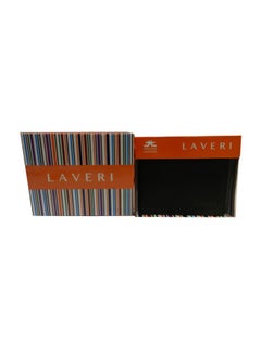 LAVERI LEATHER Solid Pattern Leather Wallet Black  - Image 4