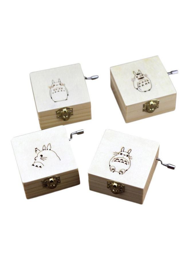 Decorative Dragon Cat Music Box Beige 8.5x7x3.5cm  - Image 1