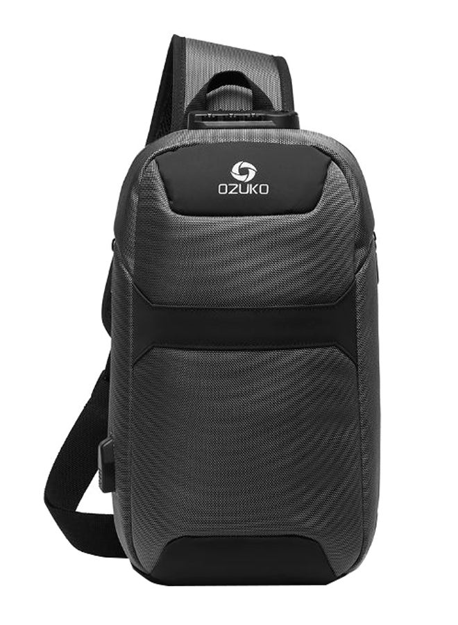 OZUKO - Portable Multi-Function Travel Bag With USB Port - Image 1