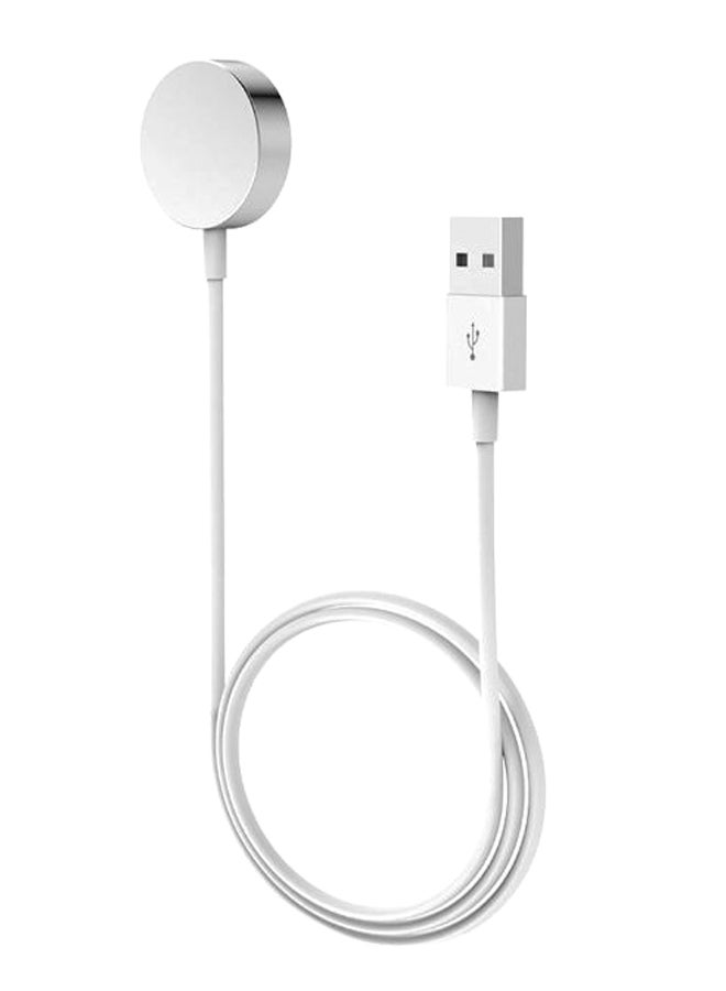 Magnetic Charging Cable For Apple Watch White/Silver - Image 1