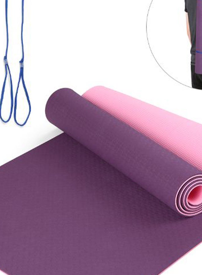 Generic Non-Slip Yoga Mat With Gift Storage Bag and Carry Sling 72 x 24inch 72 x 24inch - Image 2