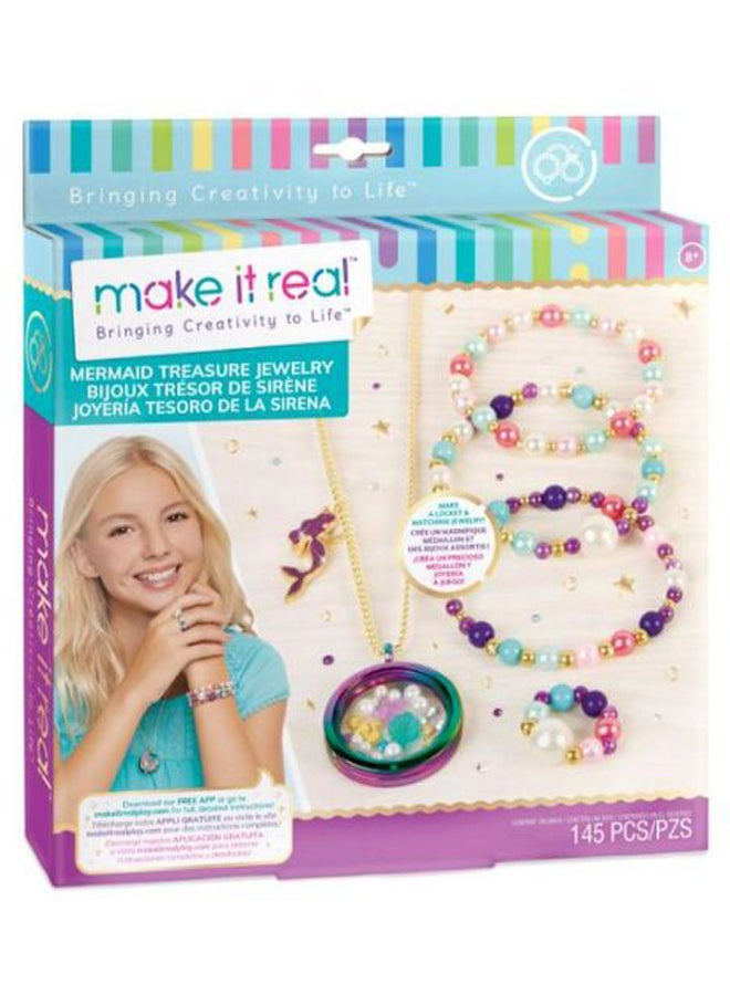 Make It Real Mermaid Treasure Jewellery Set  - Image 1