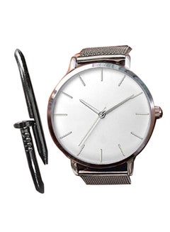 women Stainless Steel Analog Wrist Watch With Bracelet NSSB037006333