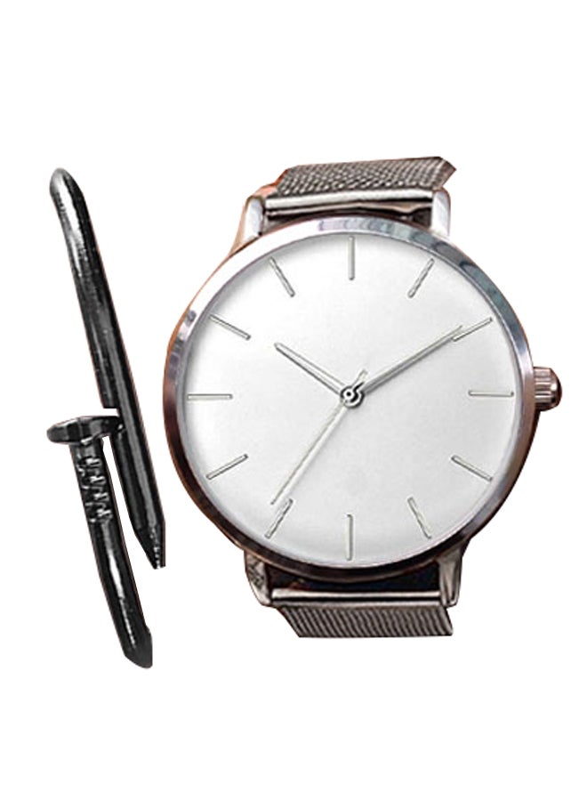 Generic - women Stainless Steel Analog Wrist Watch With Bracelet NSSB037006333 - Image 1