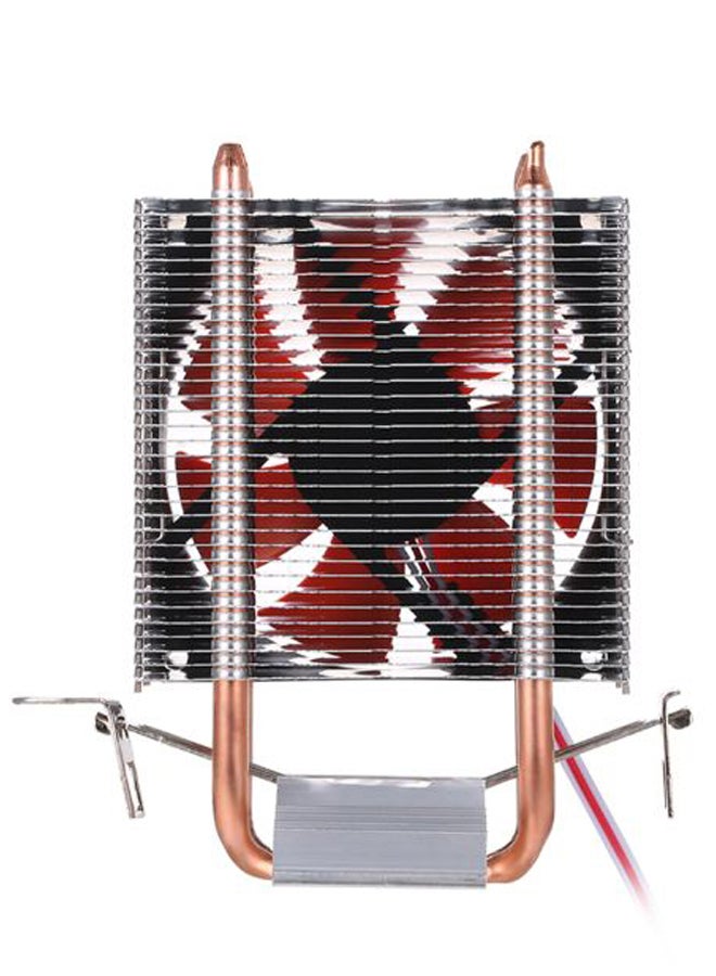 Generic Hydraulic Heatsink Cooler Silver/Orange/Black  - Image 2