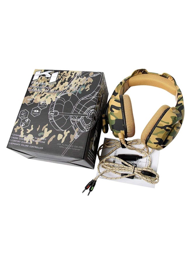 أونيكوما Stereo Over-EarWired  Gaming Headphones With Microphone For PS4/PS5/XOne/XSeries/NSwitch/PC - Image 2
