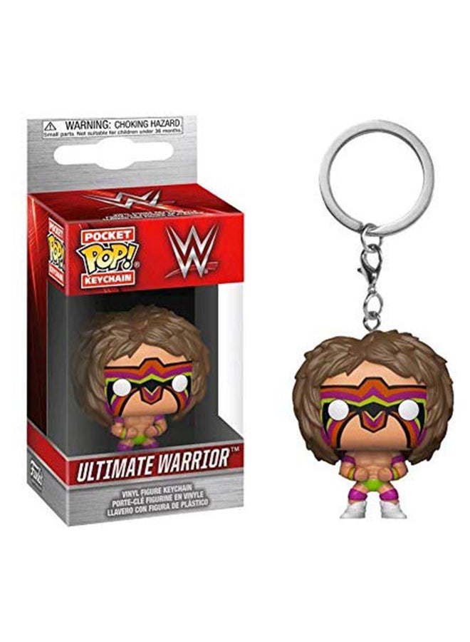 فانكو سلسلة مفاتيح بوب على شكل شخصية المصارع أولتيمت واريور من بطولة "WWE" طراز FU35953 - Image 2