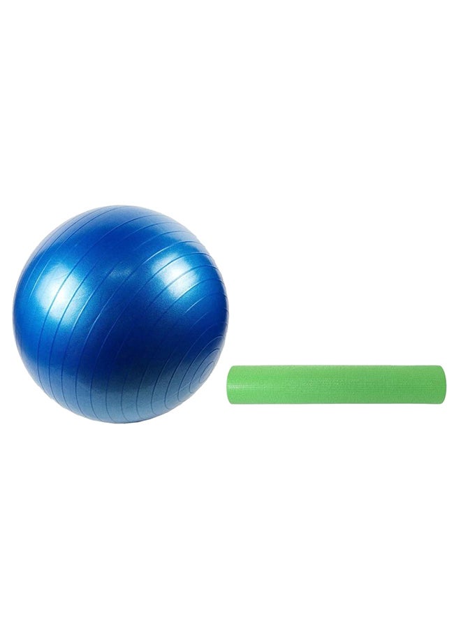 Generic Yoga Swiss Ball With Mat 85cm  - Image 1