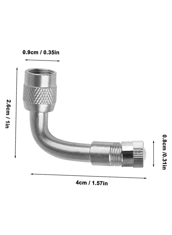 Generic 90-Degree Brass Air Tyre Valve Schrader For Car Truck Motorcycle  - Image 2