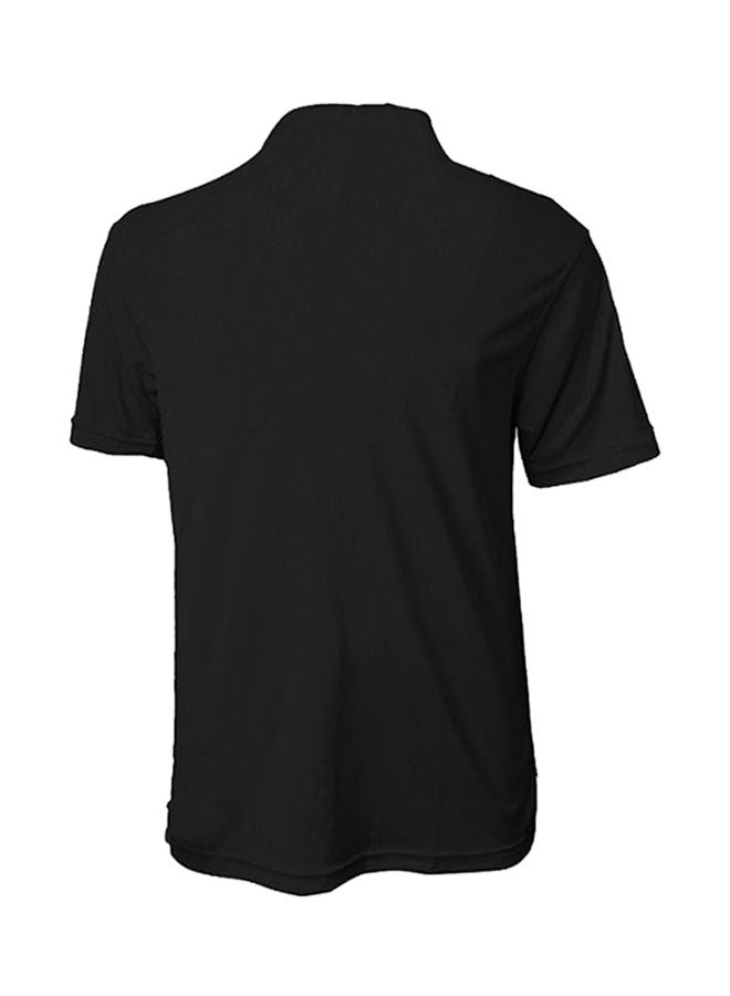 SANTHOME All Day Fresh Polo T-shirt Black - Image 2