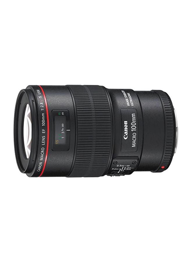 Canon EF 100mm f/2.8L Lens For Canon Black  - Image 1