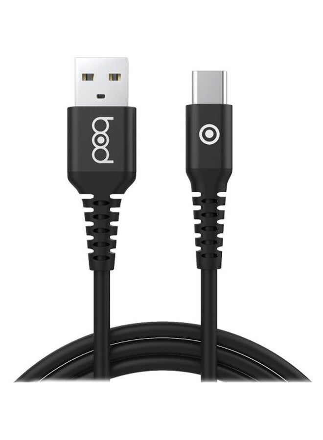 BOD Type-C Data Sync And Charging Cable Black - Image 1