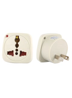 Travel Adaptor With Shutter White - v1572683856/N31008072A_1