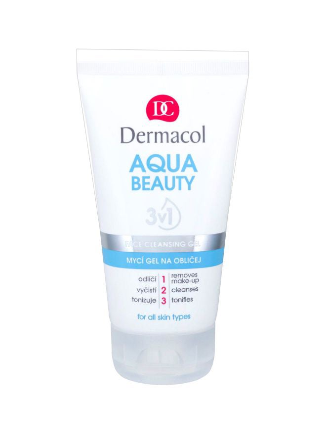 Dermacol Aqua Beauty 3-In-1 Face Cleansing Gel 150ml 