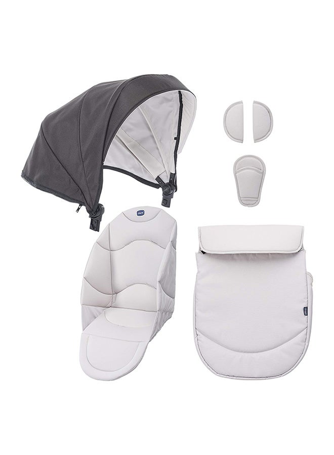 Chicco - Urban Colour Pack For Stroller - White/Black - Image 1