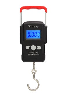 Generic Digital LCD Mini Luggage Weighing Hanging Hook Black/Silver/Red  - Image 1